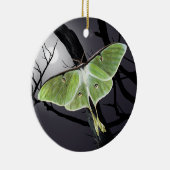Luna Moth Ceramic Ornament (Rechts)