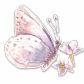 Luna Moth, Cottagecore Sticker (Voorkant)