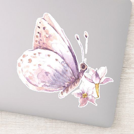 Luna Moth, Cottagecore Sticker (Detail)