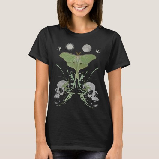 Luna Moth Deluxe T-shirt (Voorkant)