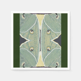 Luna Moth digitaal schilderij Servet