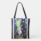 Luna Moth Fairy Bee Maureen Girard Tote Bag (Achterkant)