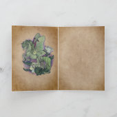 Luna Moth Fairy Horse Holiday Kaart (Binnen)