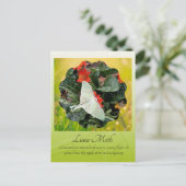 Luna Moth fascineren Briefkaart (Staand voorkant)