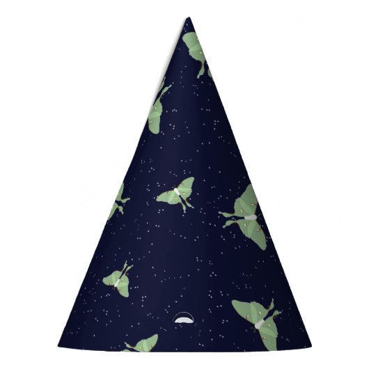 Luna Moth Feesthoedjes (Links)