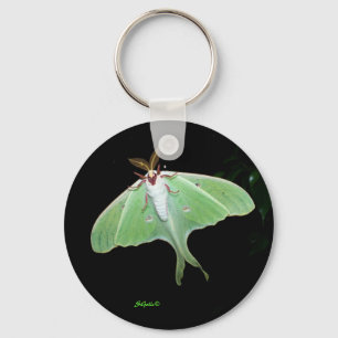 Luna Moth Foto Sleutelhanger
