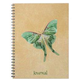 Luna Moth Garden Journal-laptop Notitieboek