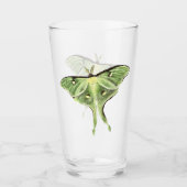Luna Moth Glass Tumbler (Voorkant)