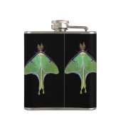 Luna Moth Heupfles (Achterkant)