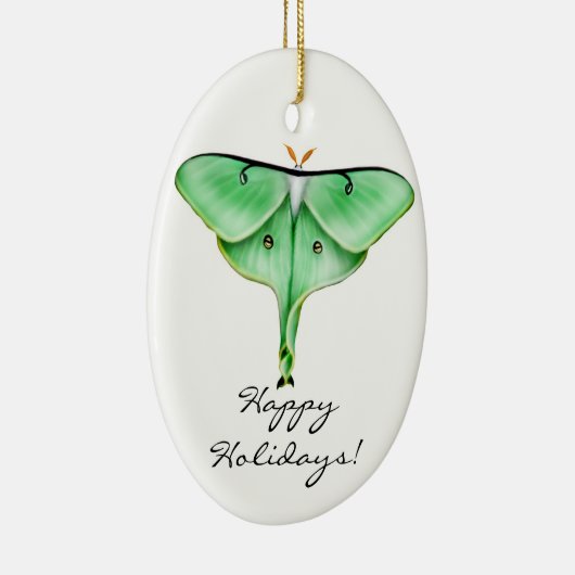  Luna Moth Holiday Ornament (Rechts)