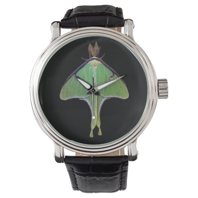 Luna Moth Horloge (Voorkant)