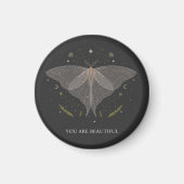 Luna Moth- Je bent mooi Magneet (Voorkant)