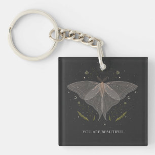 Luna Moth- Je bent mooi Sleutelhanger