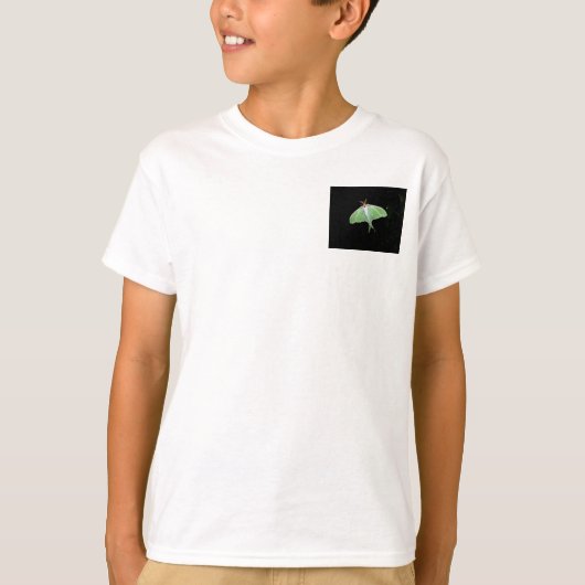 Luna Moth Jongens T-Shirt (Voorkant)