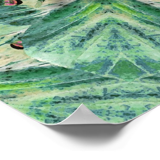 Luna Moth Kaleidoscope Art Print (Hoek)