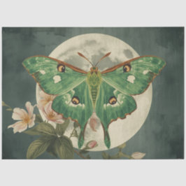 Luna Moth-kas Tissuepapier