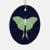 Luna Moth Keramisch Ornament (Rechts)