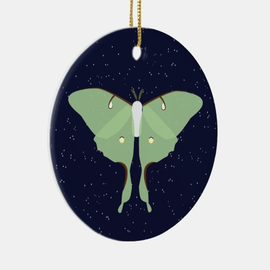 Luna Moth Keramisch Ornament (Rechts)
