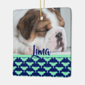 Luna Moth Keramisch Ornament (Links)