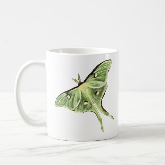Luna Moth Keramische Mok (Links)