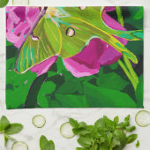 Luna Moth Keukenhanddoek (Gevouwen)