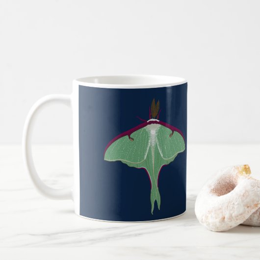 Luna Moth Koffiemok (Met donut)