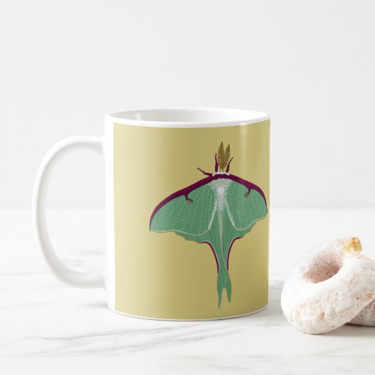 Luna Moth Koffiemok (Met donut)