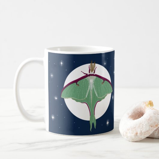 Luna Moth Koffiemok (Met donut)