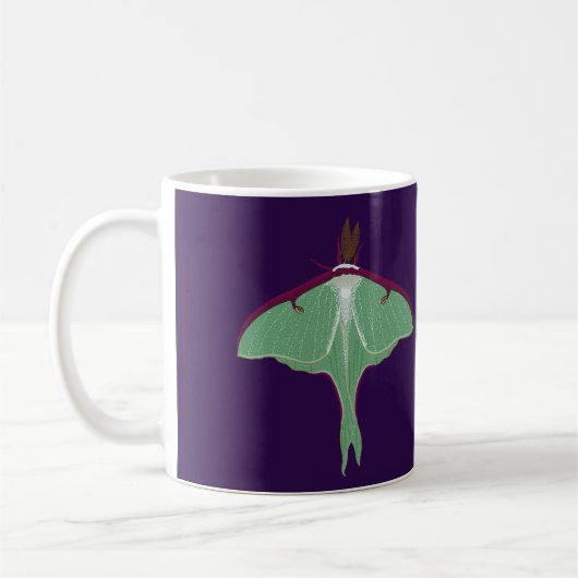 Luna Moth Koffiemok (Links)