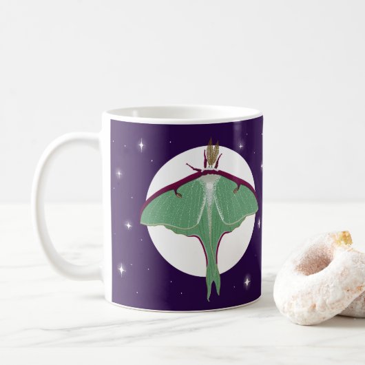 Luna Moth Koffiemok (Met donut)