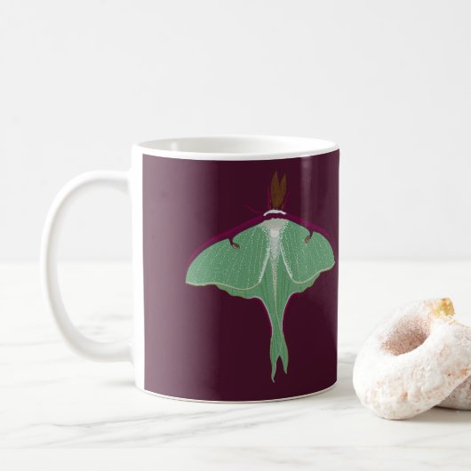 Luna Moth Koffiemok (Met donut)