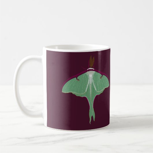 Luna Moth Koffiemok (Links)