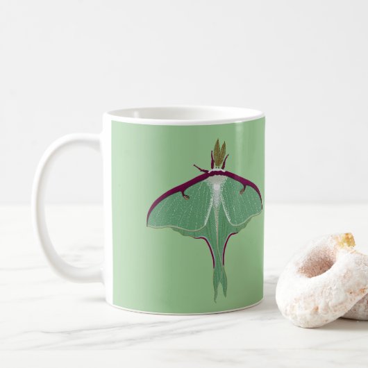 Luna Moth Koffiemok (Met donut)