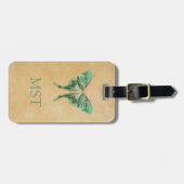 Luna Moth Luggage Bag Label Bagagelabel (Voorkant horizontaal)