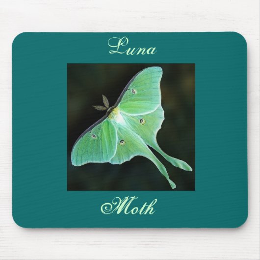 Luna Moth, Luna, Moth Muismat (Voorkant)