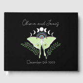 Luna Moth maanfasen Gastenboek (Voorkant)