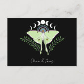 Luna Moth maanfasen Informatiekaartje (Achterkant)