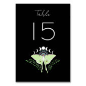 Luna Moth maanfasen Kaart (Achterkant)