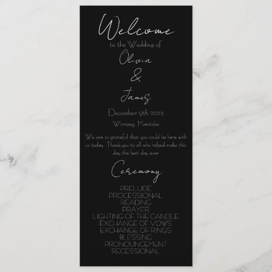 Luna Moth maanfasen Programmakaart (Voorkant)