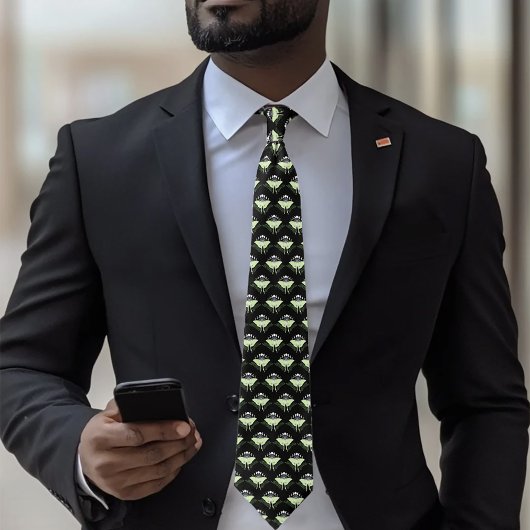 Luna Moth maanfasen Stropdas