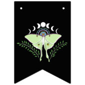 Luna Moth maanfasen Vlaggetjes (Eerste vlag)