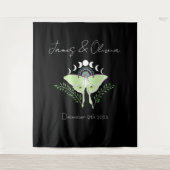 Luna Moth maanfasen Wandkleed (Voorkant)