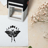 Luna Moth maanfasen Zelfinktende Stempel