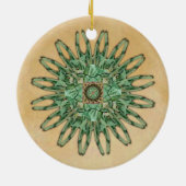 Luna Moth Mandala Ornament (Achterkant)
