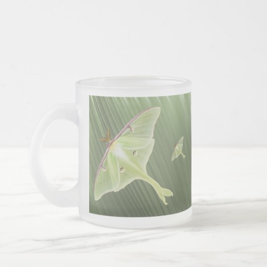 Luna Moth Matglas Koffiemok (Links)