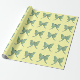 Luna Moth Matte Wrapping Paper, 30 x 6 inch Cadeaupapier