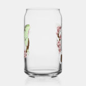 Luna Moth Moon Witte Kat Groen Blikvorm Glas (Links)