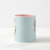 Luna Moth Moon Witte Kat Groen Mok (Midden)