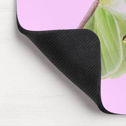 Luna Moth Mousepad Muismat (Hoek)