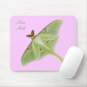 Luna Moth Mousepad Muismat (Met muis)